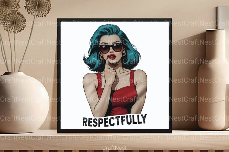 Respectfully Clipart Bundle Collection - CraftNest - Digital Crafting and Art