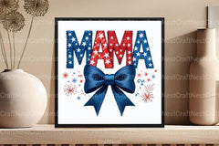4th of July Mama Clipart Bundle 1 - CraftNest - Digital Crafting and Art