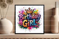 Birthday Girl Clipart Bundle 66 - CraftNest - Digital Crafting and Art