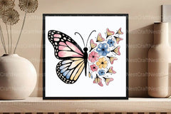 Cute Butterfly Clipart Bundle 79 - CraftNest - Digital Crafting and Art