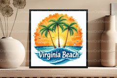 Virginia Beach Clipart Bundle 2 - CraftNest - Digital Crafting and Art