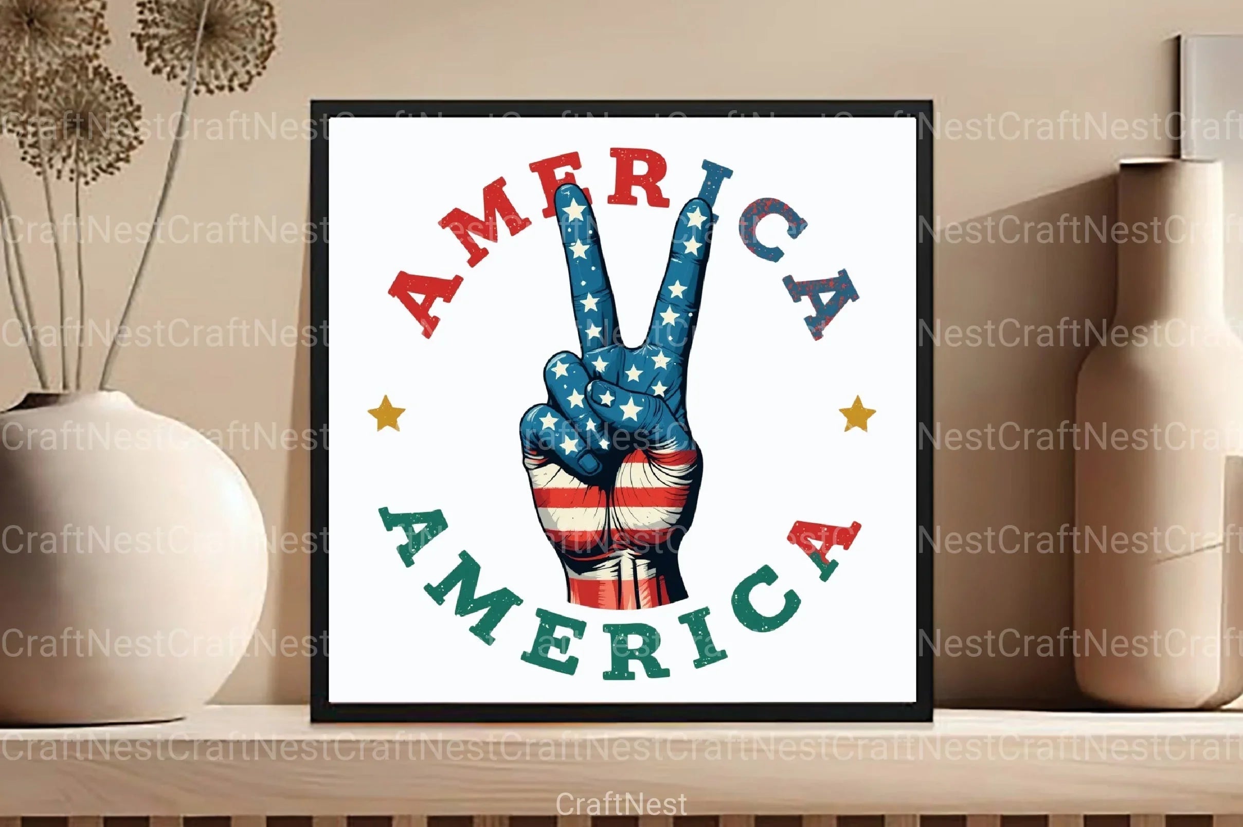 America Clipart Bundle for Creative Projects - CraftNest - Digital Crafting and Art