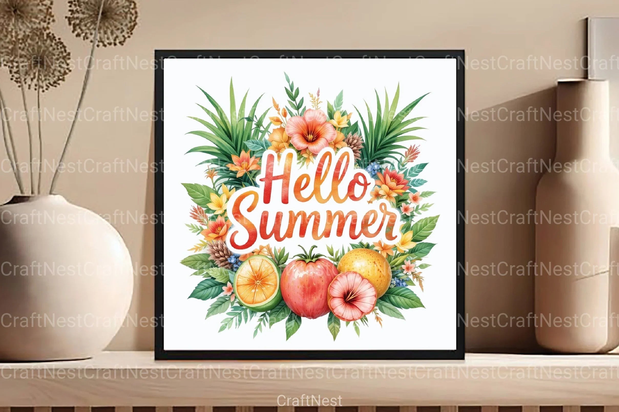 Hello Summer Clipart Bundle 88 - CraftNest - Digital Crafting and Art