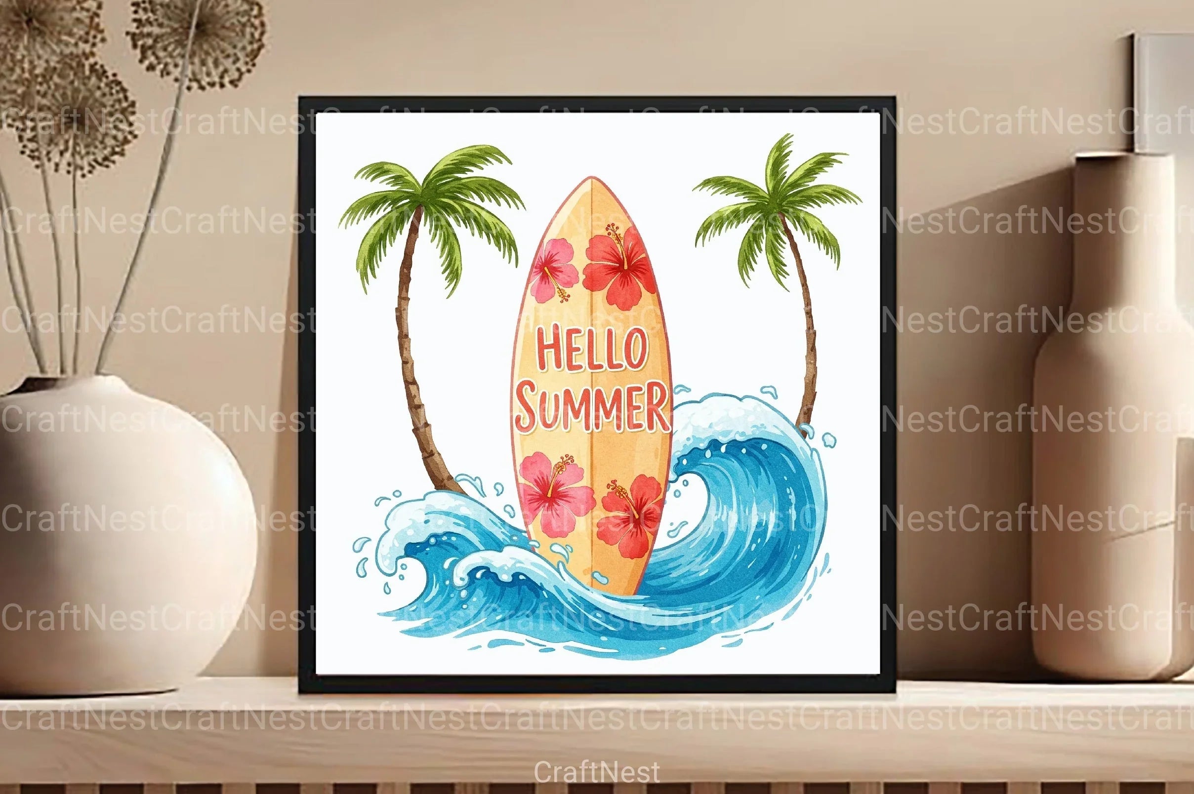 Hello Summer Clipart Bundle 99 - CraftNest - Digital Crafting and Art