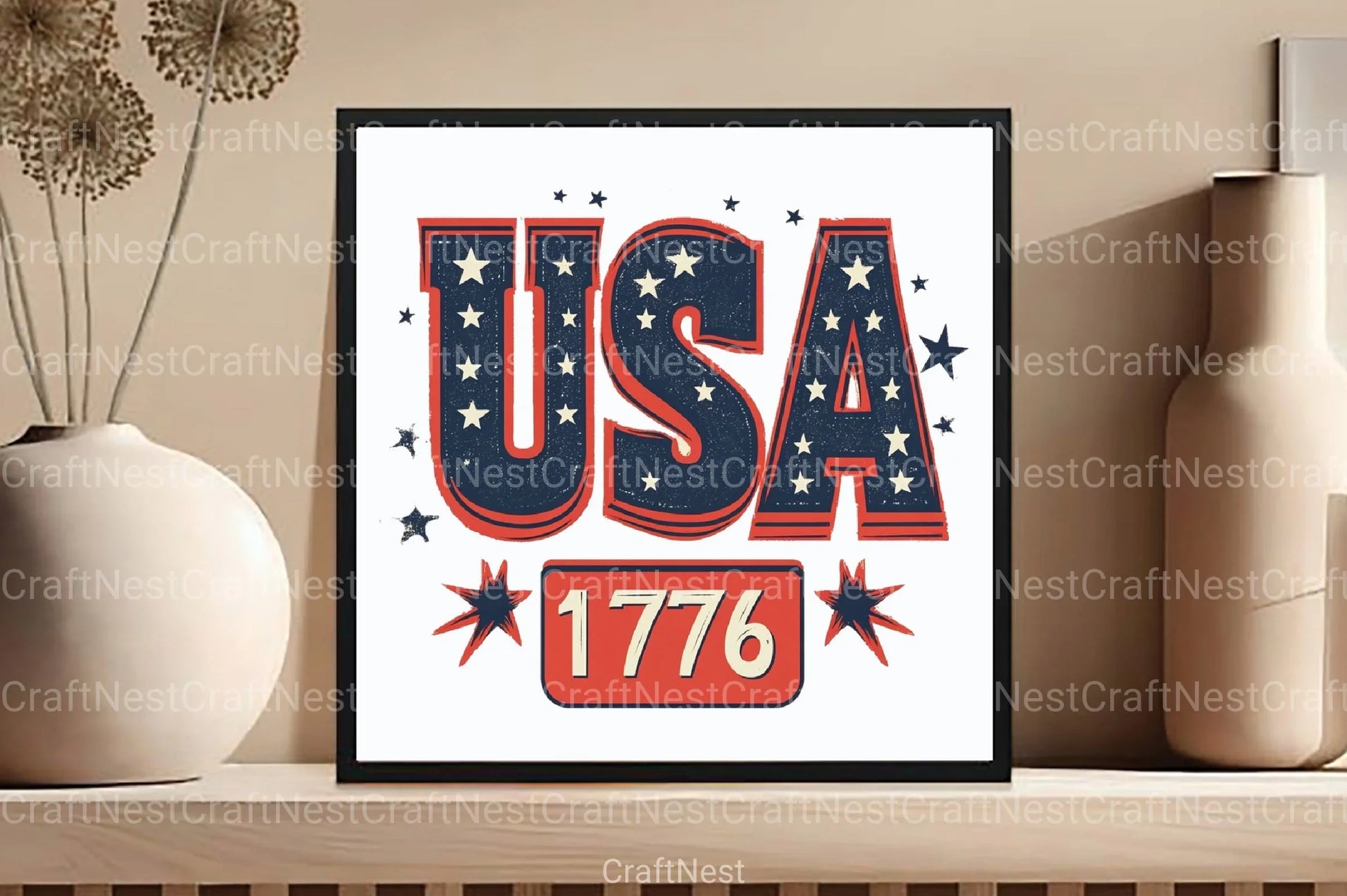 USA 4th of July 1776 Clipart Bundle 2 - CraftNest - Digital Crafting and Art