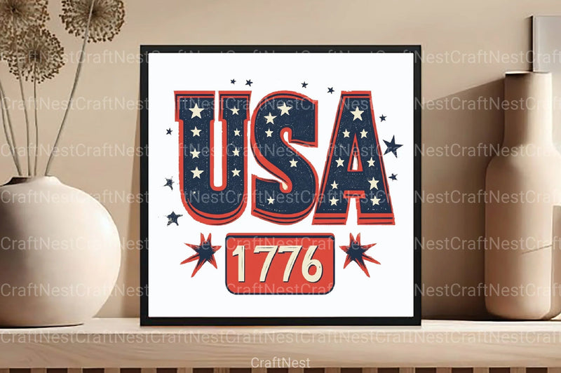USA 4th of July 1776 Clipart Bundle 2 - CraftNest - Digital Crafting and Art