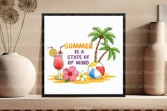 Summer State of Mind Clipart Bundle - CraftNest - Digital Crafting and Art
