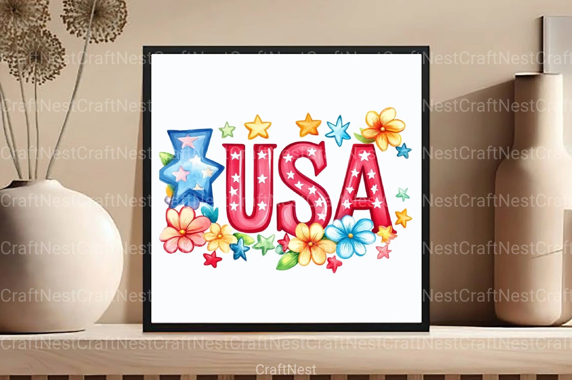 USA 4th of July Clipart Bundle - CraftNest - Digital Crafting and Art