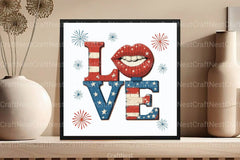 4th of July Love Clipart Bundle 33 - CraftNest - Digital Crafting and Art