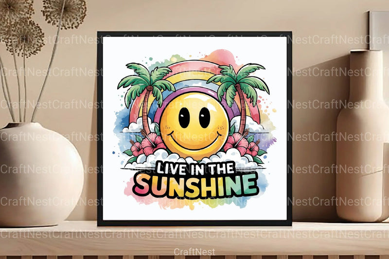 Live in the Sunshine Clipart Bundle - CraftNest - Digital Crafting and Art