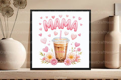 Iced Coffee Mama Gifts Clipart Bundle - CraftNest - Digital Crafting and Art