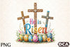 He Is Risen Cross Clipart Bundle