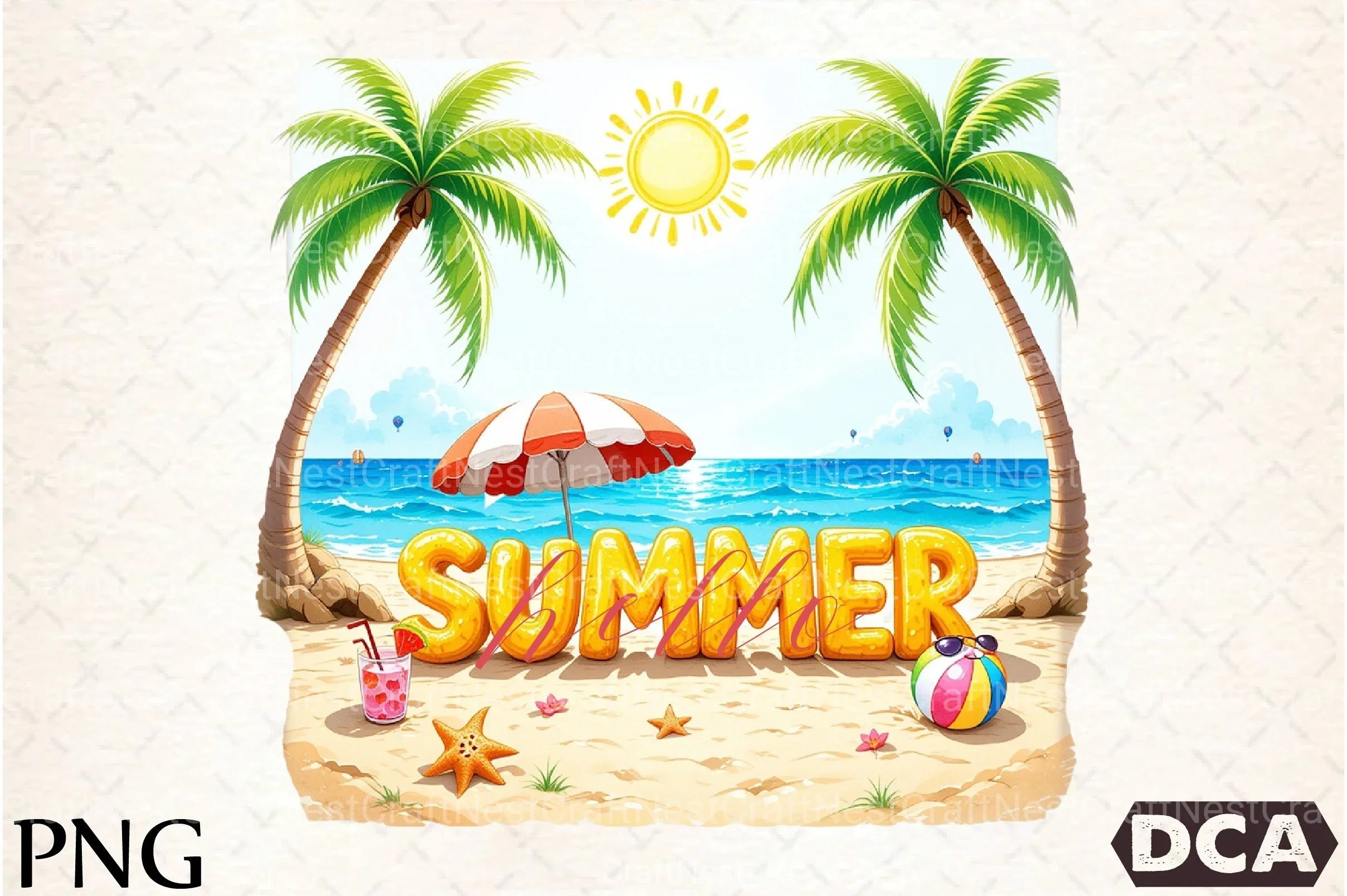 Summer Clipart Bundle 14 - CraftNest - Digital Crafting and Art