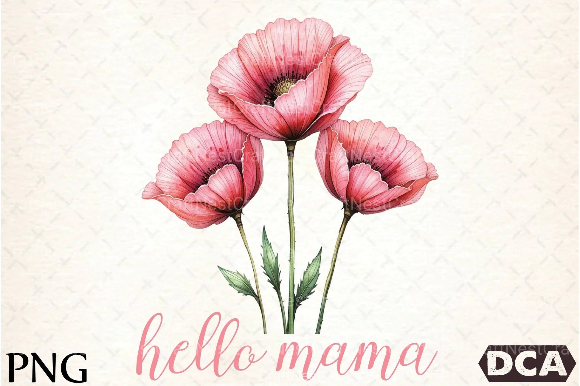 Hello Mama Clipart Bundle - CraftNest - Digital Crafting and Art
