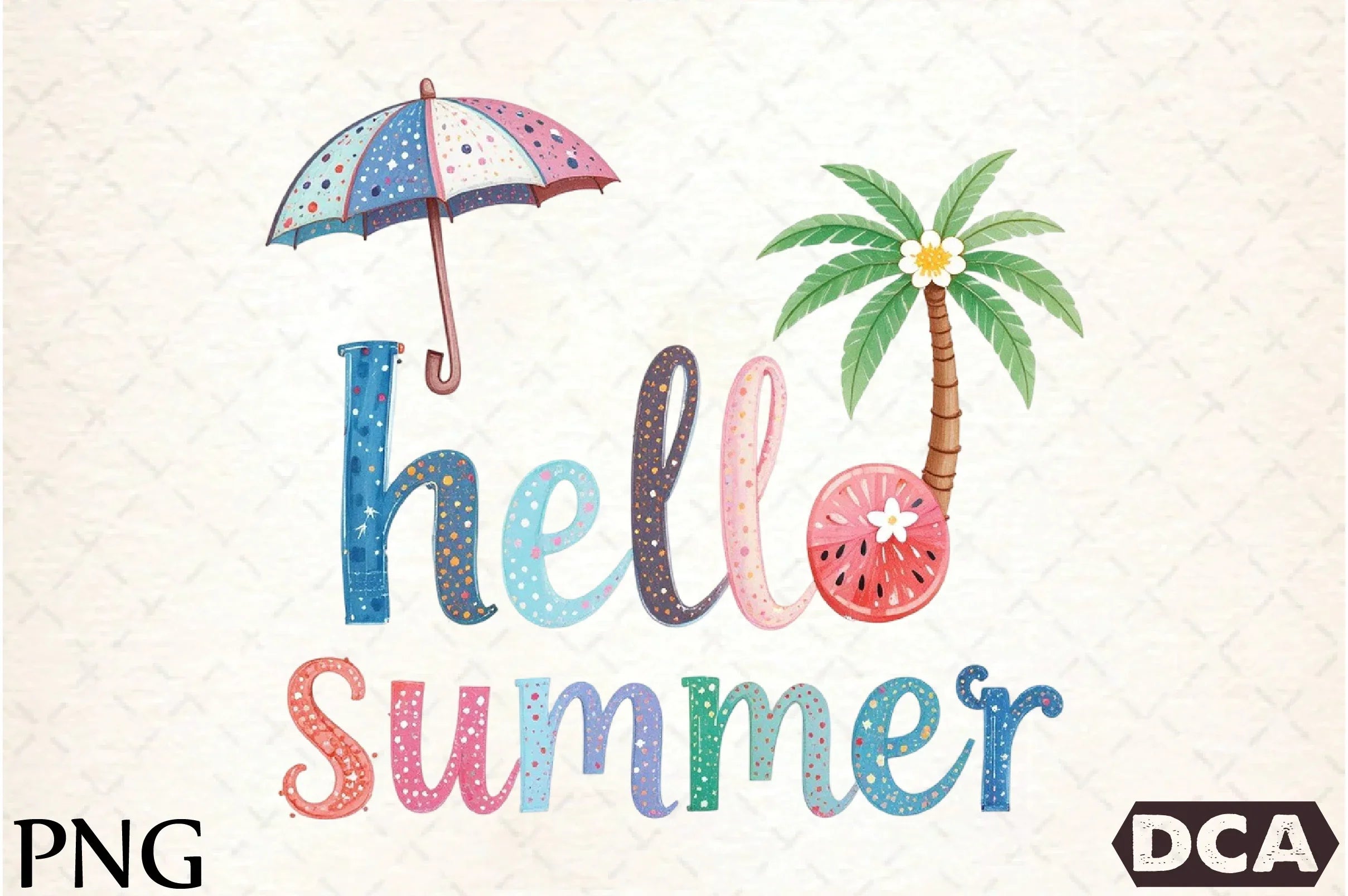 Hello Summer Clipart Bundle - CraftNest - Digital Crafting and Art