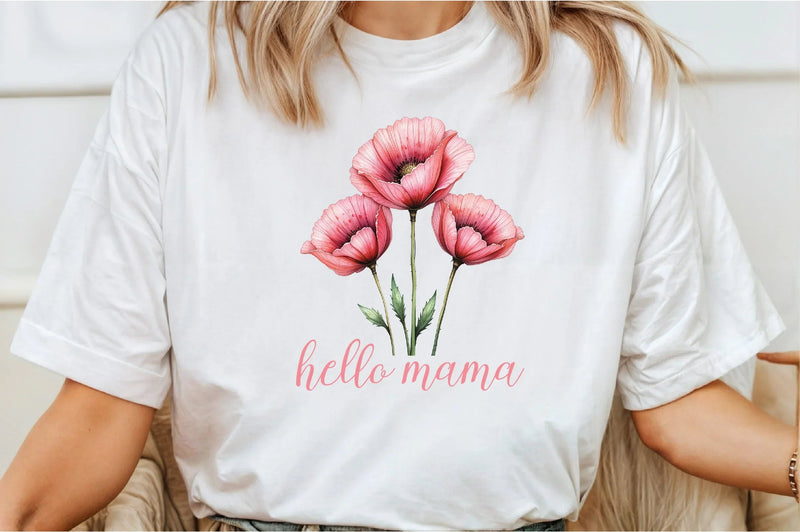 Hello Mama Clipart Bundle - CraftNest - Digital Crafting and Art