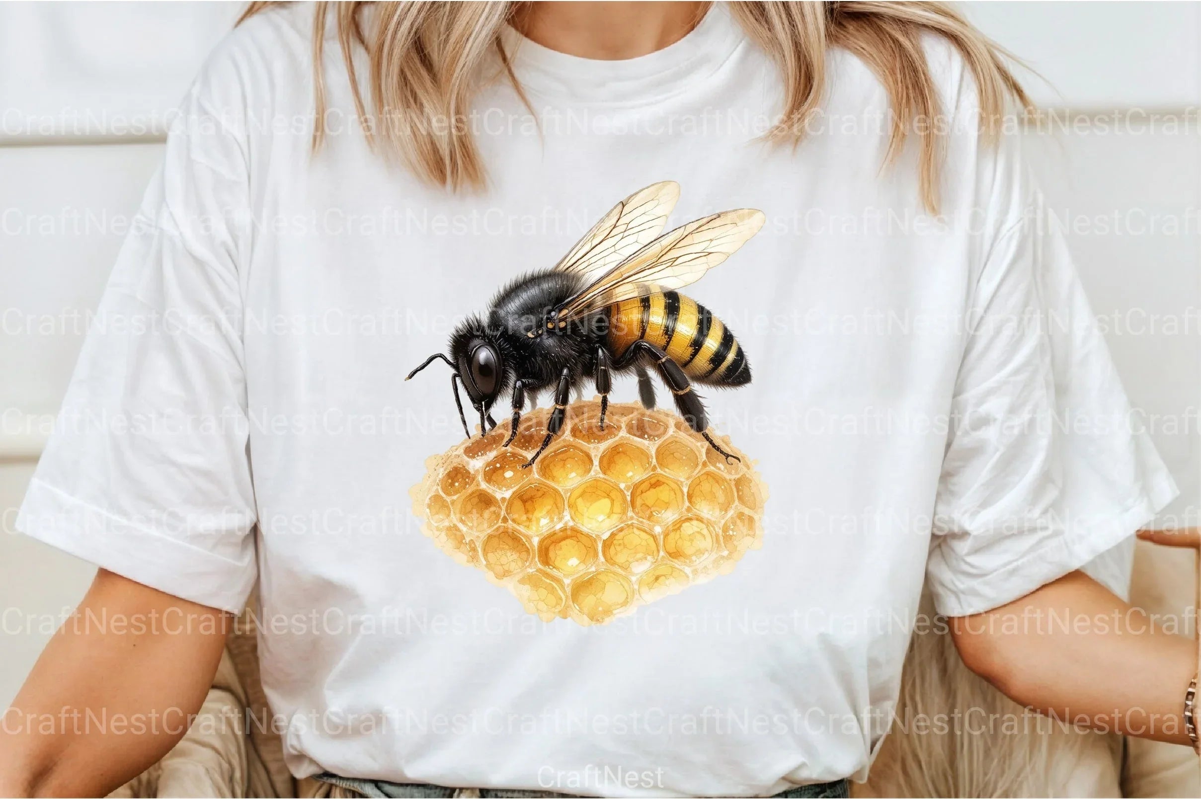 Honey Bee Clipart Bundle  99 - CraftNest - Digital Crafting and Art