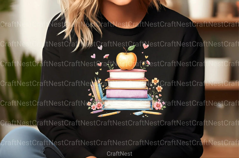 Fotos Livros Clipart Bundle - CraftNest - Digital Crafting and Art