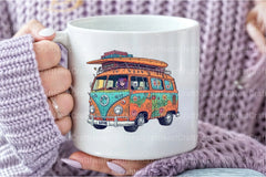 Happy Summer Van Clipart Bundle - CraftNest - Digital Crafting and Art