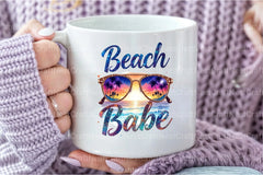 Beach Babe Summer Clipart Bundle - CraftNest - Digital Crafting and Art