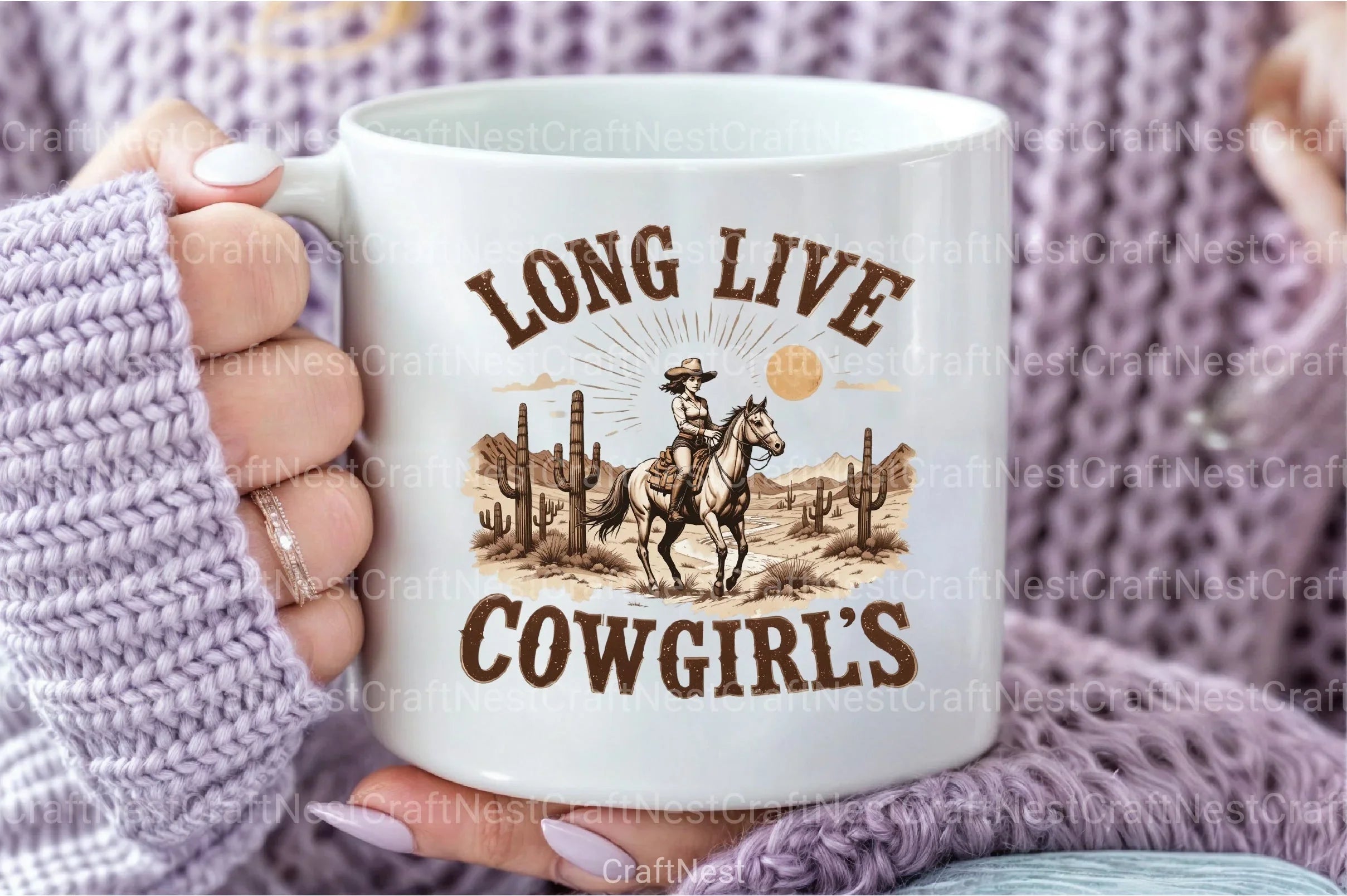 Retro Cowgirls Vintage Clipart Bundle - CraftNest - Digital Crafting and Art