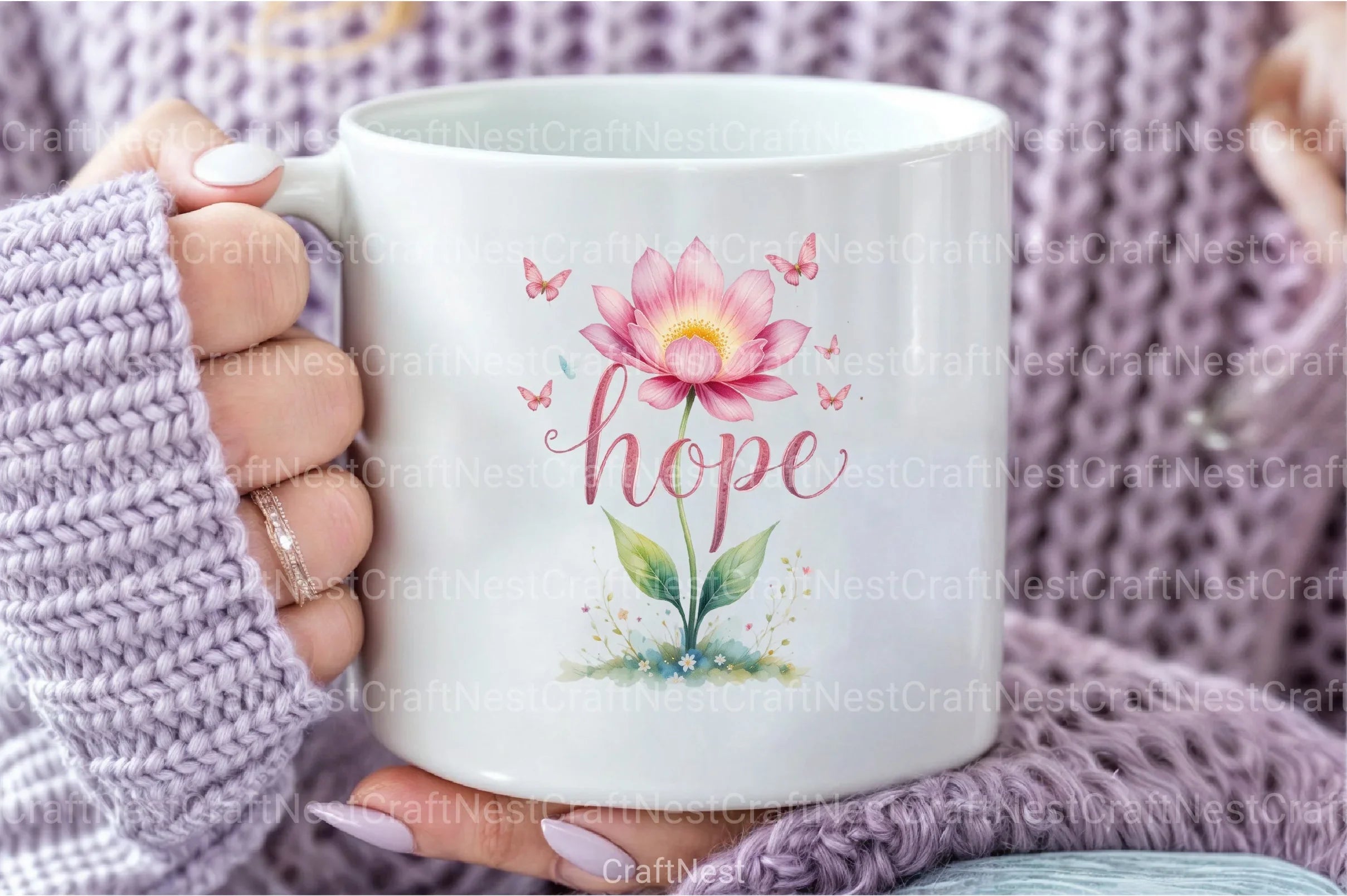 Hope Floral Clipart Bundle - CraftNest - Digital Crafting and Art