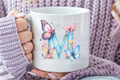 Butterfly Letter "M" Clipart Bundle - CraftNest - Digital Crafting and Art