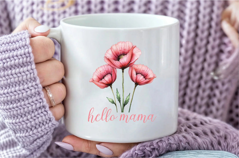 Hello Mama Clipart Bundle - CraftNest - Digital Crafting and Art