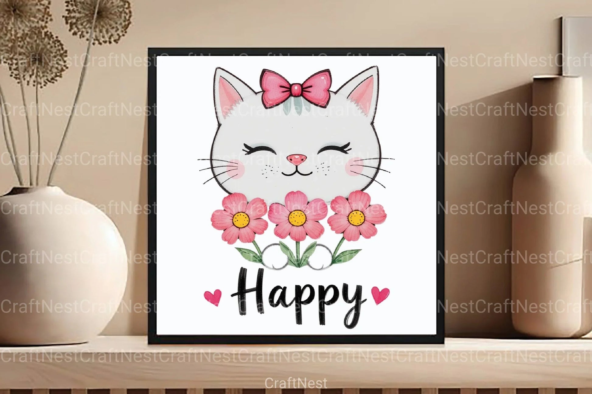 Cat Happy Clipart Bundle - CraftNest - Digital Crafting and Art
