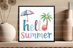 Hello Summer Clipart Bundle 6 - CraftNest - Digital Crafting and Art