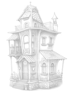 Mexican Tiny House Coloring Book - CraftNest - Digital Crafting and Art