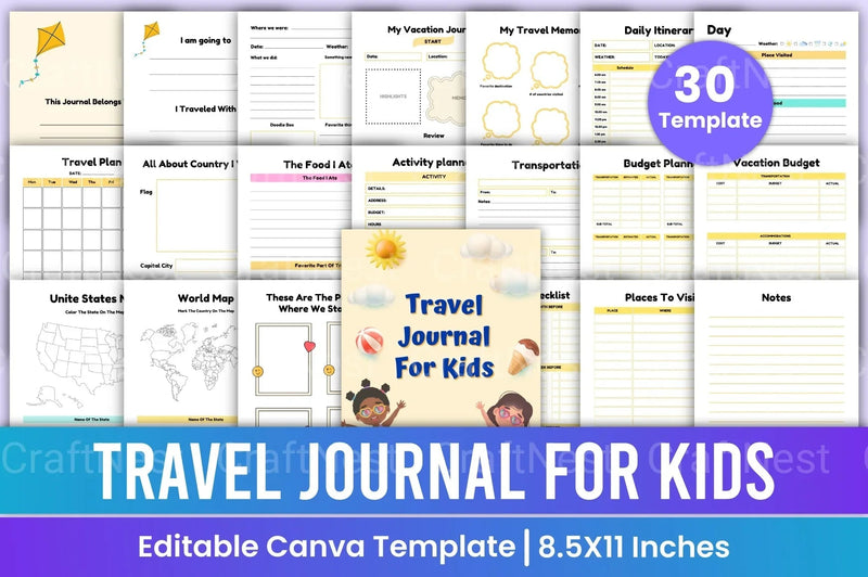 Ultimate Kids Activity Book KDP Interior - CraftNest - Digital Crafting and Art