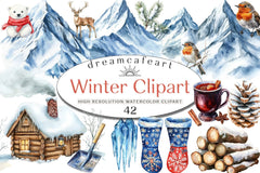Winter Clipart Bundle - CraftNest - Digital Crafting and Art