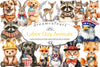 Labor Day Animals Clipart Bundle