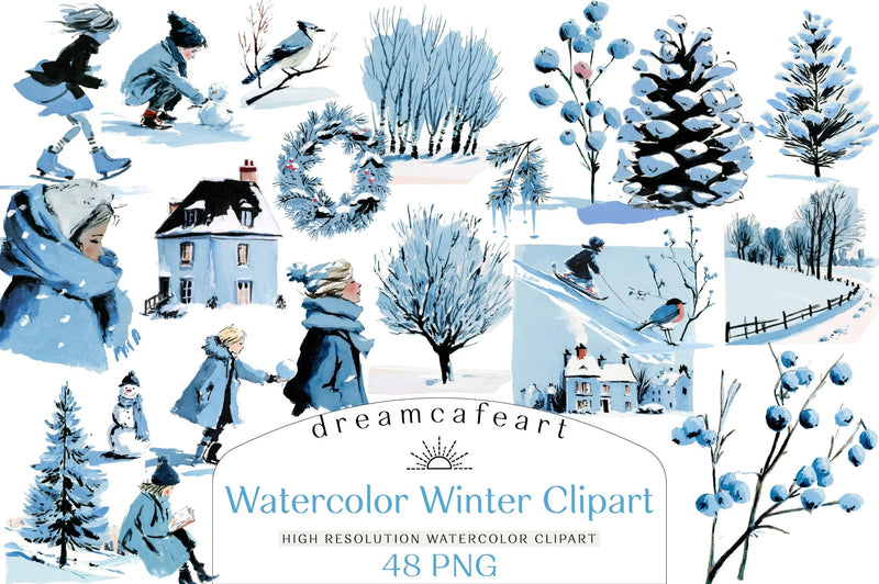Winter Collection Clipart Bundle - CraftNest - Digital Crafting and Art