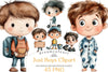 Just Boys Clipart Bundle