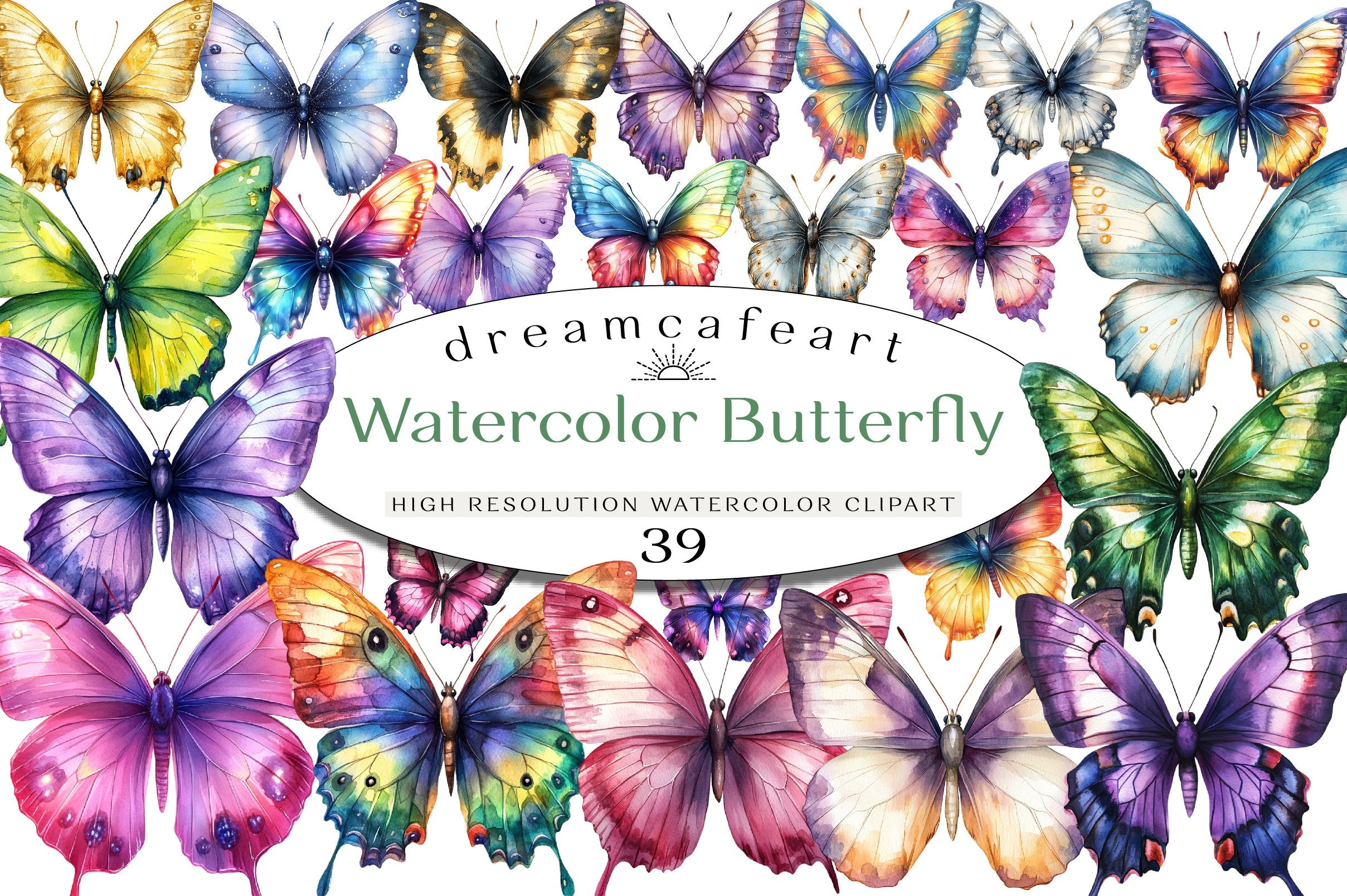Butterfly Clipart Bundle