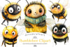 Bumblebee Clipart Bundle