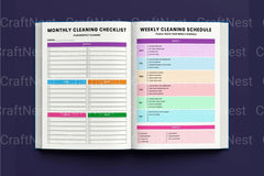 ADHD Cleaning Tracker: Stay Organized and Focused - CraftNest - Digital Crafting and Art
