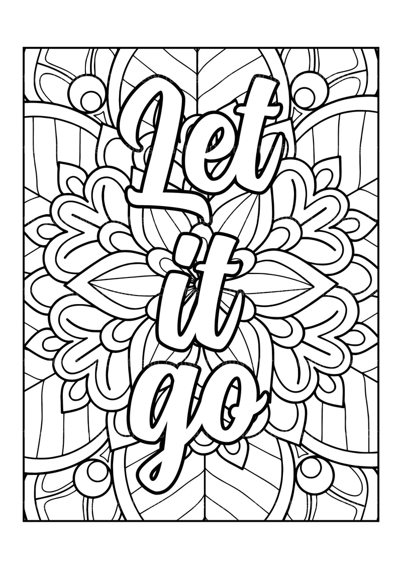 Motivational Quotes Coloring Book 2 - CraftNest - Digital Crafting and Art