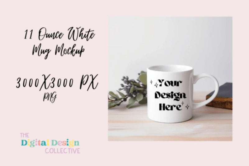 White Mug Mockup - CraftNest - Digital Crafting and Art