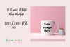 Pink 11oz White Mug Mockup