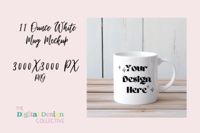 White Mug Mockup - CraftNest - Digital Crafting and Art