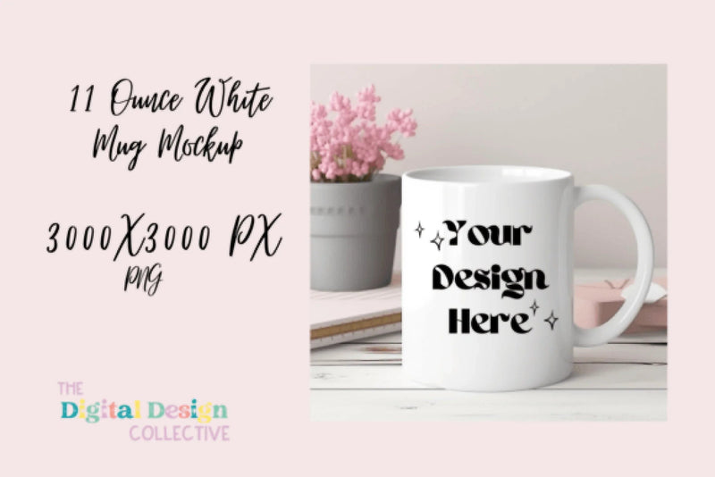 White Mug Mockup - CraftNest - Digital Crafting and Art