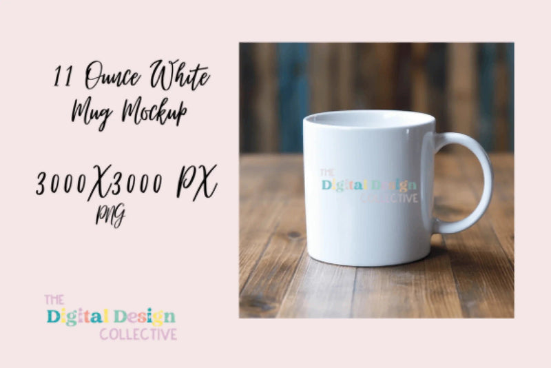 White Mug Mockup - CraftNest - Digital Crafting and Art