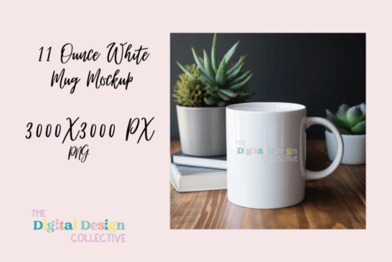 White Mug Mockup - CraftNest - Digital Crafting and Art
