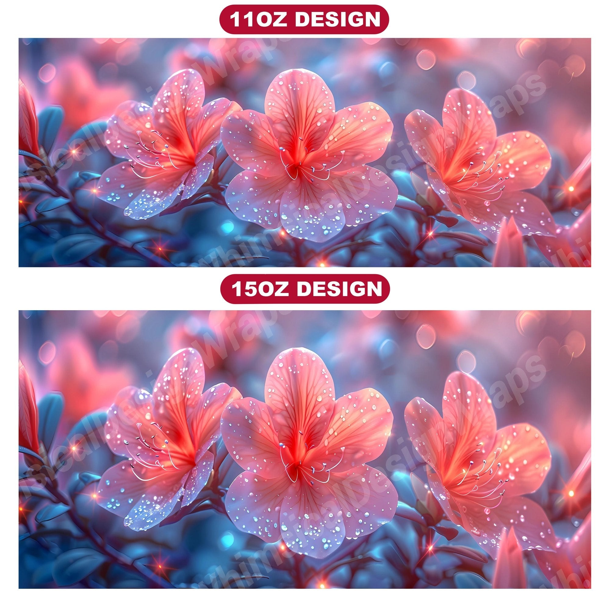 Flower Azaleas 6 Mug Wrap