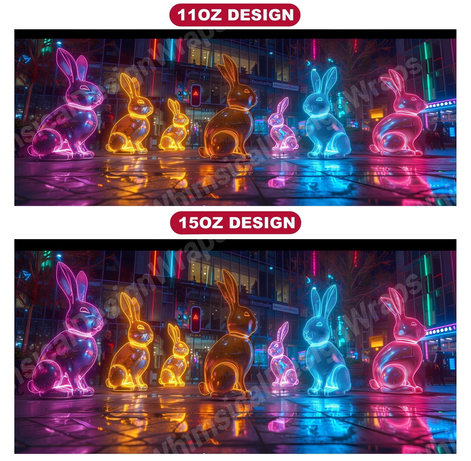 Neon Easter 6 Mug Wrap
