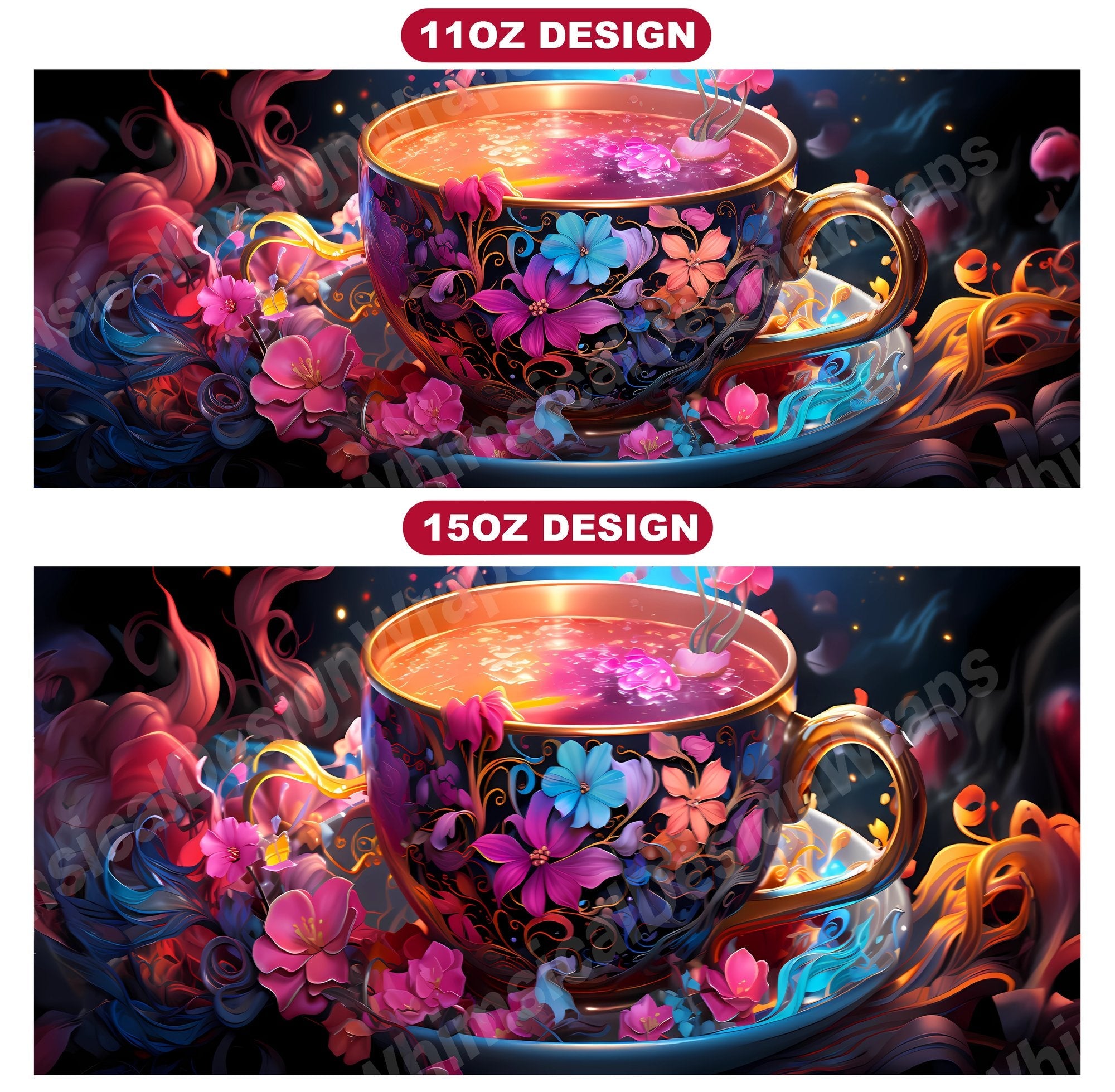 Kawaii Tea 1 Mug Wrap