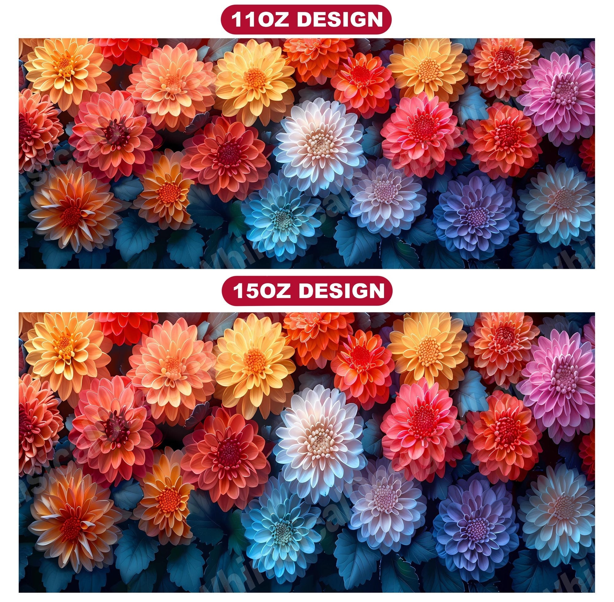 Flower Chrysanthemums 5 Mug Wrap